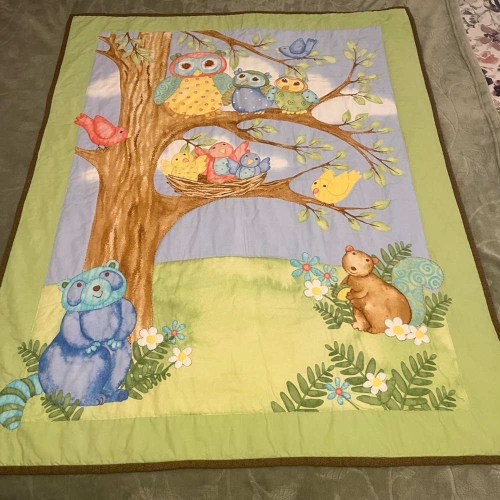Woodland Friends Baby Quilt
